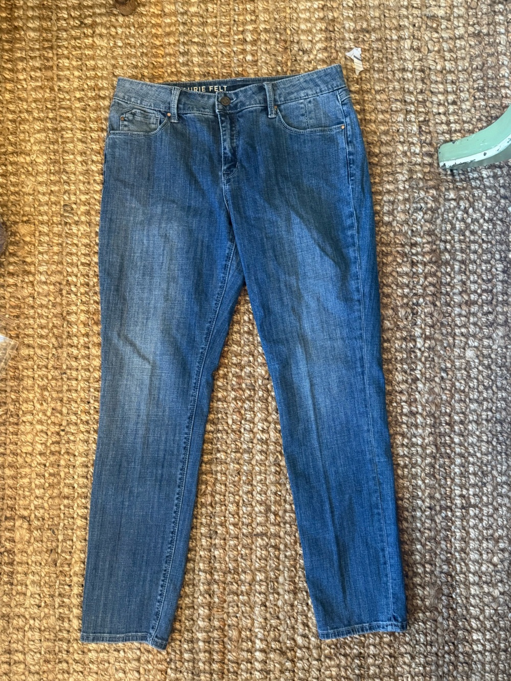 Laurie Felt Slim Skinny Jeans - Blue Denim